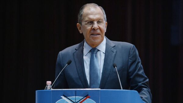 Foreign Minister Sergey Lavrov speaks at a meeting with students and faculty of the Moscow Institute of International Relations (MGIMO) to mark the beginning of a new academic year - Sputnik Brasil
