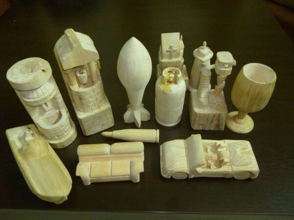 Trabalhos de madeira feitos por Somar Osaifuri, Damasco, Síria - Sputnik Brasil