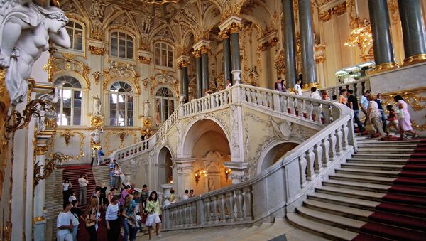 The State Hermitage Museum Jordan Stair - Sputnik Brasil