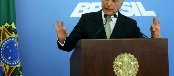 Michel Temer - Sputnik Brasil