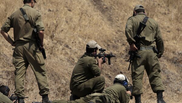 Soldados de Israel nas Colinas de Golã - Sputnik Brasil