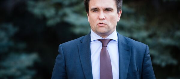 Chanceler ucraniano Pavel Klimkin - Sputnik Brasil