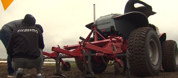 Trator agrícola não tripulado russo - Sputnik Brasil