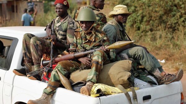 Milícia muçulmana Seleka em Bangui, capital da República Centro-Africana - Sputnik Brasil