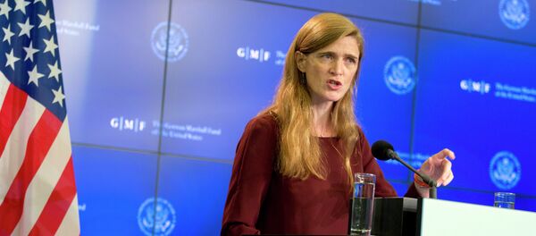 Samantha Power, representante permanente dos EUA na ONU - Sputnik Brasil