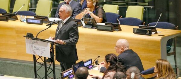 Temer na reunião sobre refugiados na ONU - Sputnik Brasil