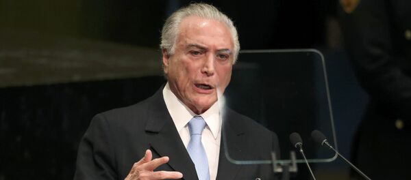 Michel Temer discursa na Assembleia Geral da ONU - Sputnik Brasil