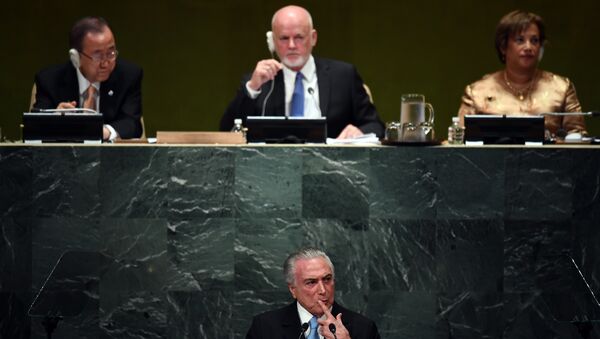 Temer na ONU 1 - Sputnik Brasil