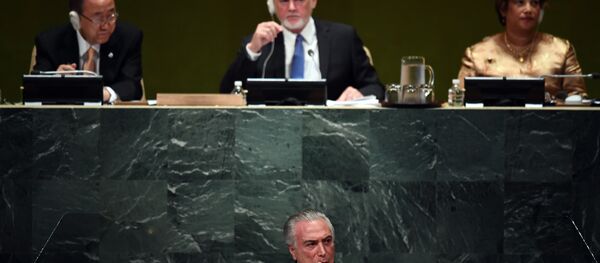Temer na ONU 1 - Sputnik Brasil