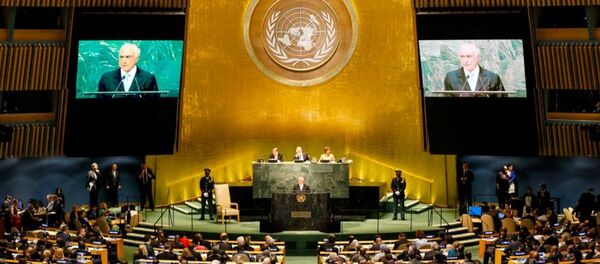 Michel Temer na ONU - Sputnik Brasil