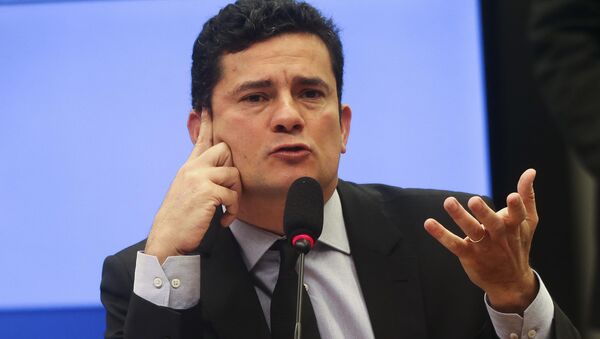 Sérgio Moro, juiz da 13.ª Vara Criminal Federal de Curitiba - Sputnik Brasil