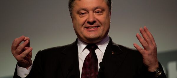 Ukrainian President Petro Poroshenko - Sputnik Brasil