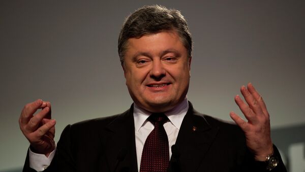 Ukrainian President Petro Poroshenko - Sputnik Brasil