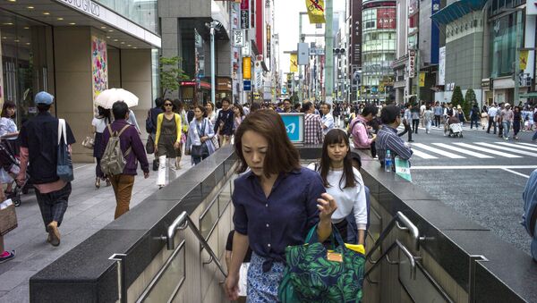 Cidadãos japoneses em Tóquio, arquivo - Sputnik Brasil