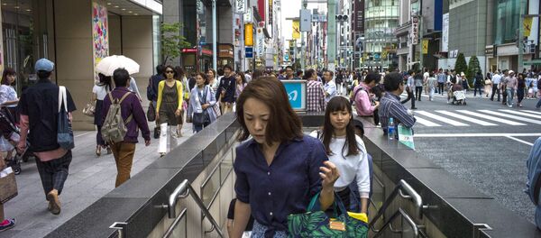 Cidadãos japoneses em Tóquio, arquivo - Sputnik Brasil