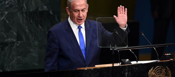 Benjamin Netanyahu, premier de Israel, em discurso na 71ª Assembleia Geral da ONU - Sputnik Brasil