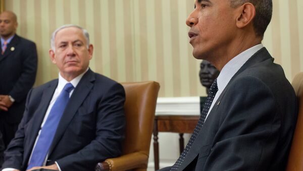 Presidente dos EUA Barack Obama e Primeiro-Ministro de Israel Benjamin Netanyahu - Sputnik Brasil