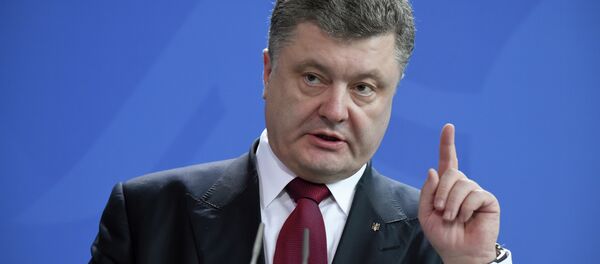 Presidente da Ucrânia, Pyotr Poroshenko - Sputnik Brasil