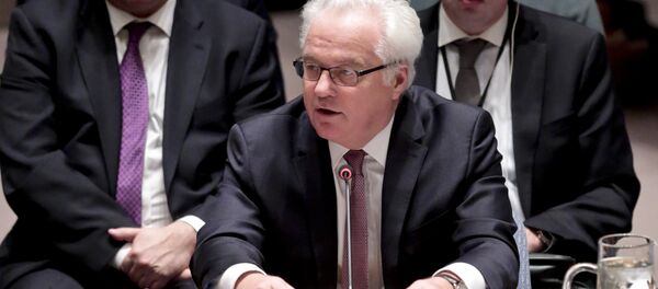 Russia's U.N. Ambassador Vitaly Churkin. (File) Russia's U.N. Ambassador Vitaly Churkin. (File) - Sputnik Brasil