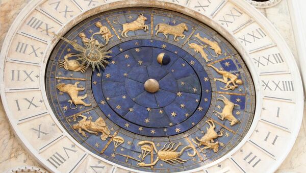 Relógio astrológico, Torre dell'Orologio, Veneza, Itália - Sputnik Brasil
