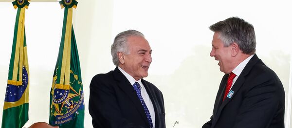 Michel Temer se encontra com o CEO da Royal Dutch Shell, Ben van Beurden - Sputnik Brasil
