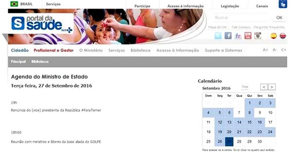Portal da Saúde com as críticas - Sputnik Brasil