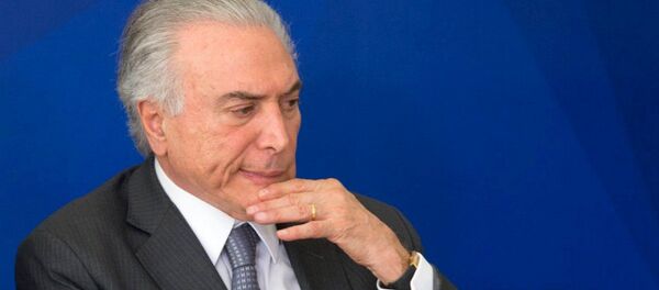 Michel Temer - Sputnik Brasil