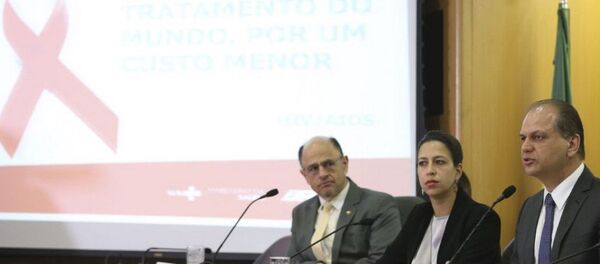 Ministro da Saúde, Ricardo Barros, anuncia novo medicamento para o tratamento contra o HIV - Sputnik Brasil