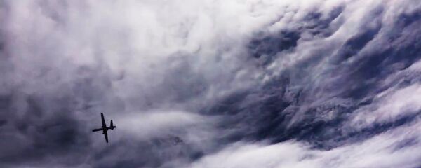 Um drone MQ-9 Reaper visto no céu da Síria - Sputnik Brasil