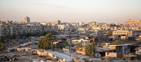 Região controlada por rebeldes em Aleppo - foto de 29 de julho de 2016 - Sputnik Brasil