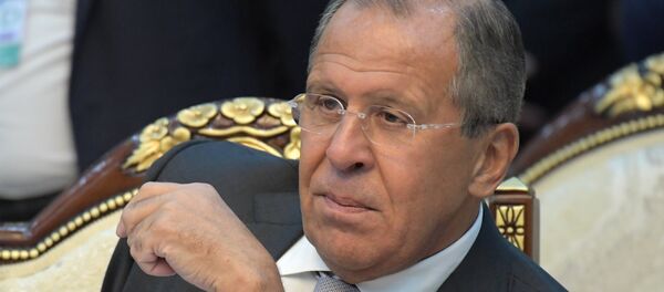 Ministro das Relações Exteriores russo Sergei Lavrov na reunião dos líderes dos países-membros da Comunidade dos Estados Independentes, Quirguistão, 16 de setembro de 2016 Ministro das Relações Exteriores russo Sergei Lavrov na reunião dos líderes dos países-membros da Comunidade dos Estados Independentes, Quirguistão, 16 de setembro de 2016 - Sputnik Brasil