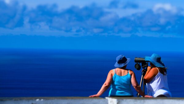 Turistas na ilha de São Miguel, no arquipélago dos Açores no Oceano Atlântico, Portugal. - Sputnik Brasil