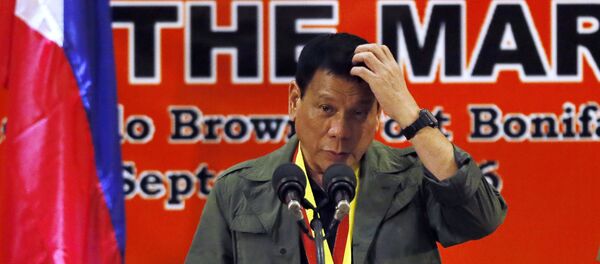 Presidente filipino Rodrigo Duterte - Sputnik Brasil
