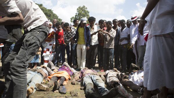 Mais de 100 mortos durante protesto em Bishoftu, na Etiópia - Sputnik Brasil