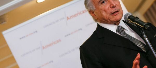 Michel Temer - Sputnik Brasil