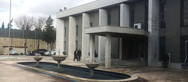 Edifício da embaixada russa em Damasco, Síria Edifício da embaixada russa em Damasco, Síria - Sputnik Brasil