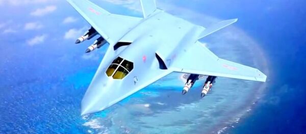 Conceito do caça-bombardeio hipersônico stealth H-20 - Sputnik Brasil
