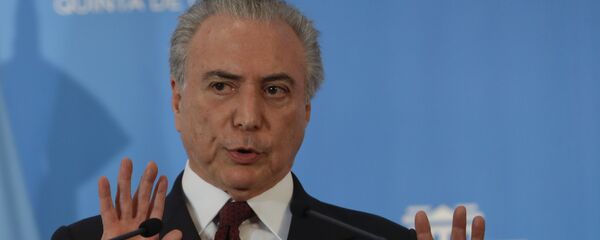 Presidente Michel Temer - Sputnik Brasil