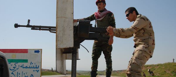 Soldados peshmerga preparam-se para a operação de liberação de Mossul, Iraque, outubro de 2016 - Sputnik Brasil