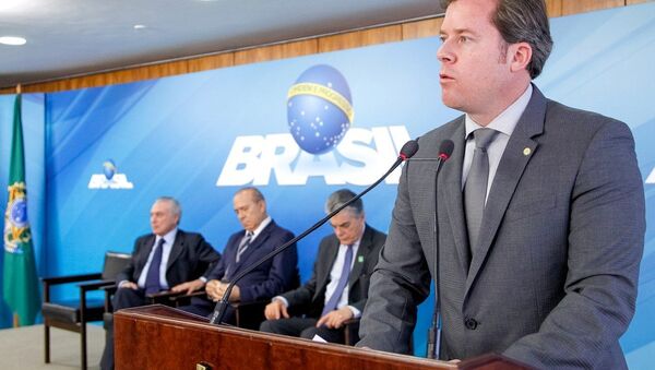 Cerimônia de Posse do novo Ministro de Estado do Turismo, Marx Beltrão Lima Siqueira - Sputnik Brasil