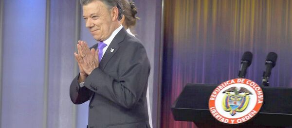 Juan Manuel Santos, ganhador do Prêmio Nobel da Paz 2016 - Sputnik Brasil
