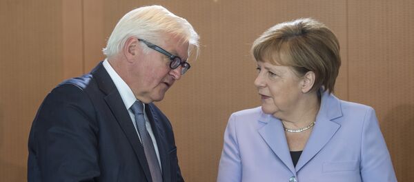 Angela Merkel e Frank-Walter Steinmeier - Sputnik Brasil