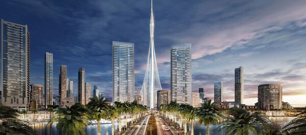 Projeto da torre mais alta do mundo, The Tower, em Dubai - Sputnik Brasil