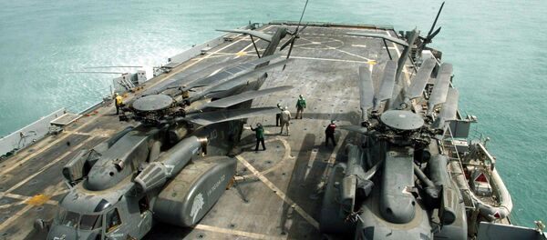 USS Ponce da Marinha americana no Iraque (arquivo) USS Ponce da Marinha americana no Iraque (arquivo) - Sputnik Brasil