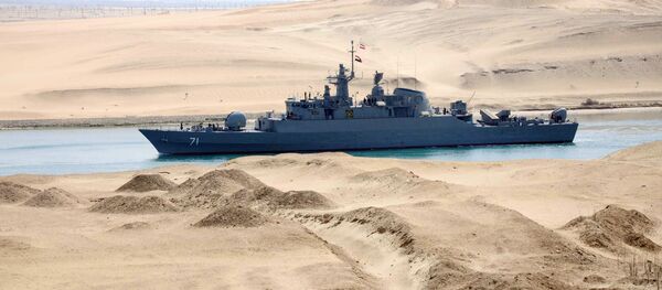 Fragata iraniana Alvand durante uma missão - Sputnik Brasil