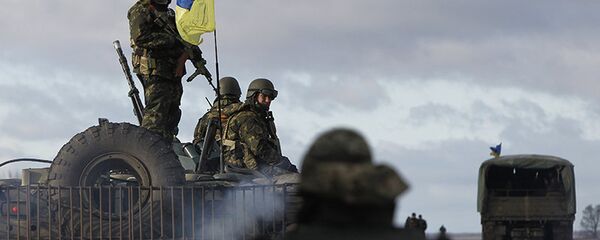 Forças ucranianas em Donetsk - Sputnik Brasil