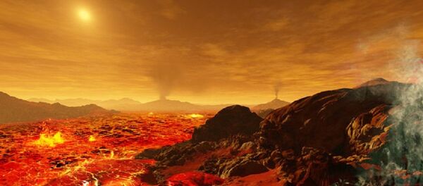 Espessas nuvens de gás escondem a superfície de Vênus, o segundo planeta mais perto do Sol, dos seus raios fortes. - Sputnik Brasil