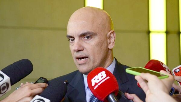 Ministro Alexandre de Moraes, do STF. - Sputnik Brasil