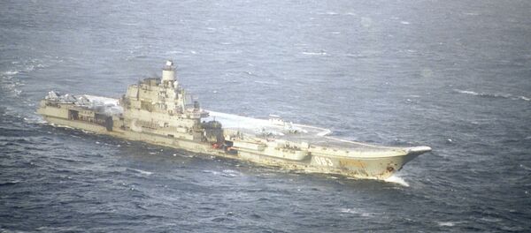 Porta-aviões pesado da Frota do Norte da Rússia Admiral Kuznetsov (foto de arquivo) - Sputnik Brasil