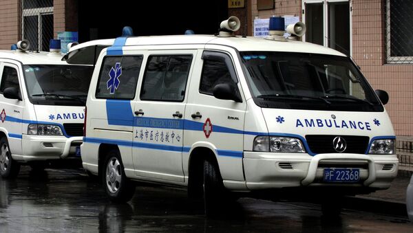 Chinese ambulance - Sputnik Brasil